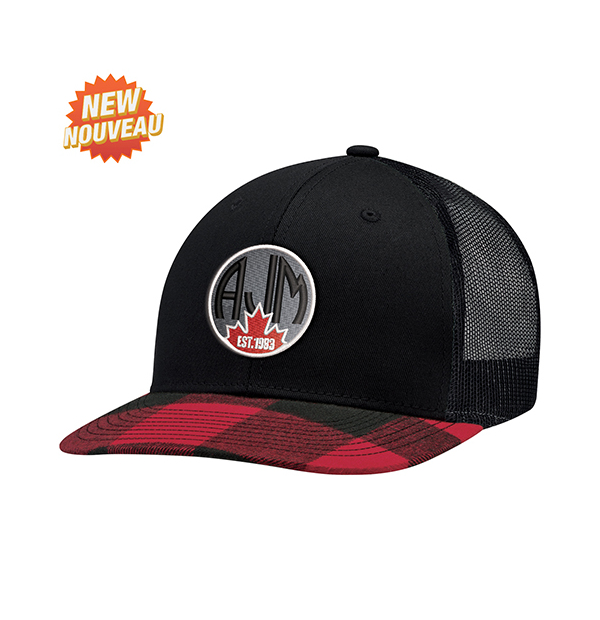 Casquette à carreaux