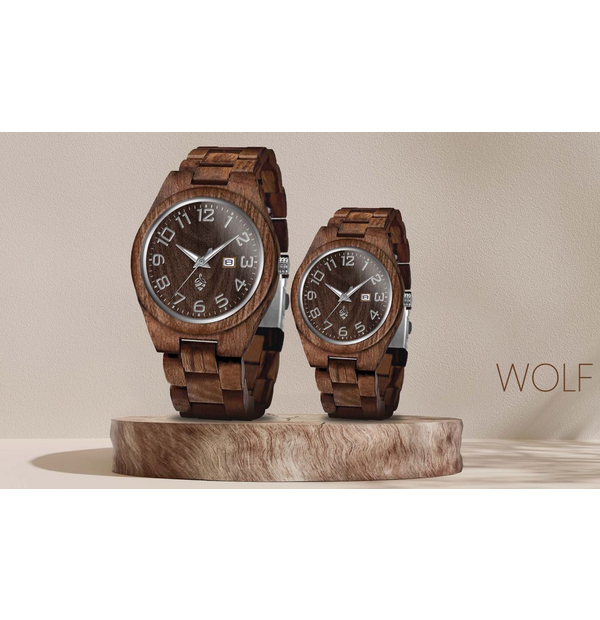 Montre en bois Rustic Tac fabriquée au Québec