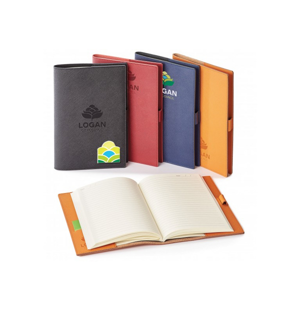 Journal rechargeable en cuir véritable