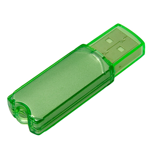 Clé usb - plastique translucide