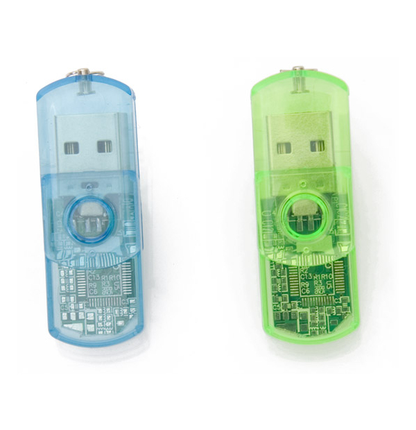 Clé usb - plastique translucide