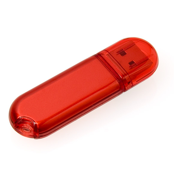 Clé usb - plastique translucide