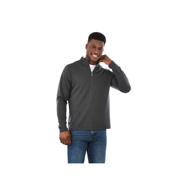 chandail à demi-glissière polyester et laine