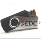 Clé USB - plastique et pivot en métal