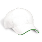 Casquette avec fini lustré