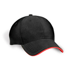 Casquette avec fini lustré