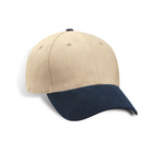 casquette en sergé de coton brossé épais