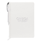 journal couverture en vinyle avec stylo