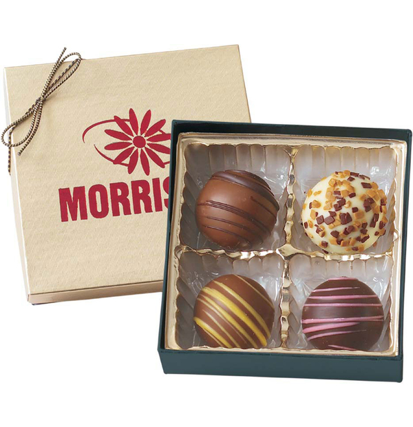 boîte cadeau de 4 truffes