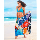 Serviette de plage en velour absorbant