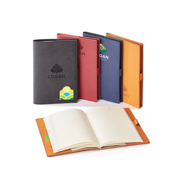 Journal rechargeable en cuir véritable