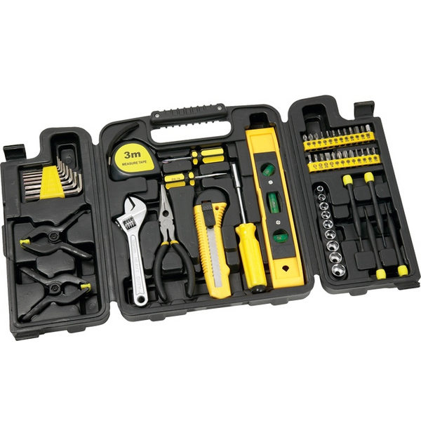 trousse d'outils de 55 pièces