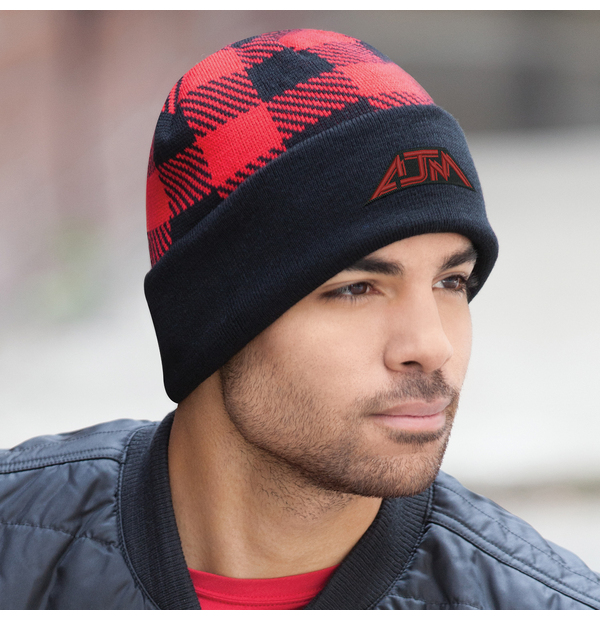 Tuque à motifs de carreaux