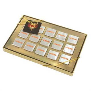 PJL-5332 boîte de quinze chocolats carrés