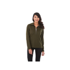 chandail à demi-glissière polyester et laine