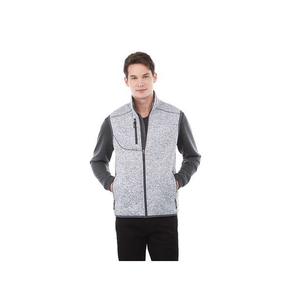 veste en tricot avec poche intérieure pour cellulaire