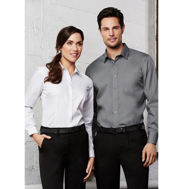 chemise manche longue infroissable et antitaches 