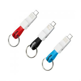 UNI-5835 Câble de charge 3-1 avec porte-clé 