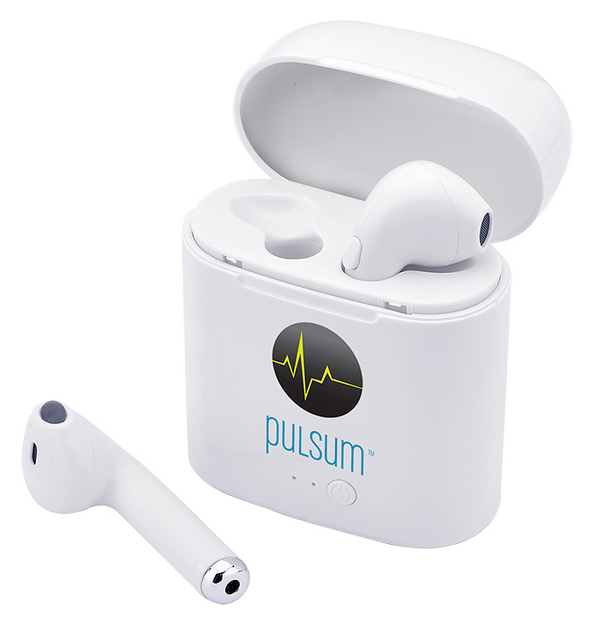 écouteurs Bluetooth avec chargeur intgré dans l'étui