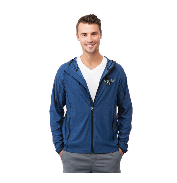 Veste chiné avec à capuchon