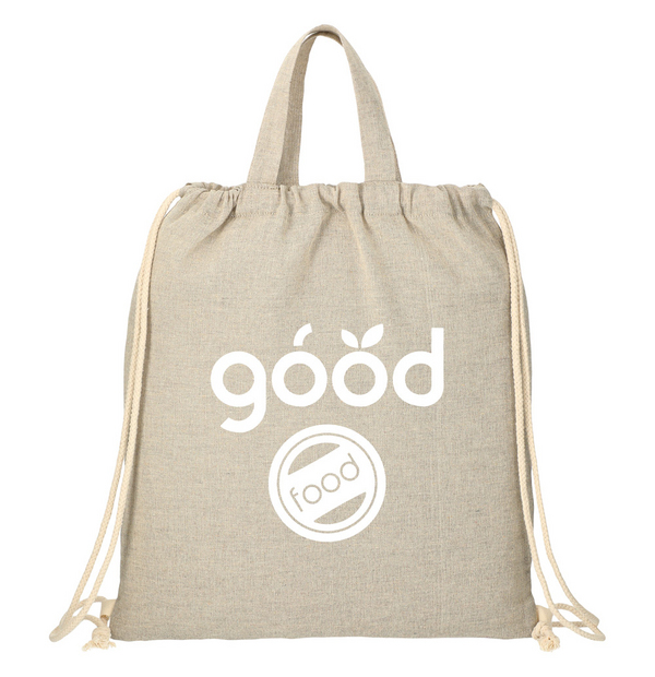 fourre-tout/sac à dos en coton recyclé