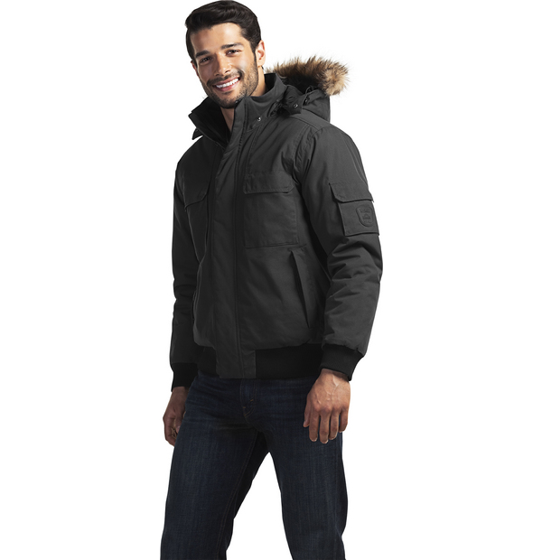 manteau style aviateur isolé