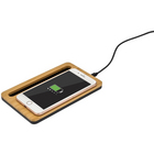plaque de charge sans fil en bambou