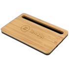 plaque de charge sans fil en bambou