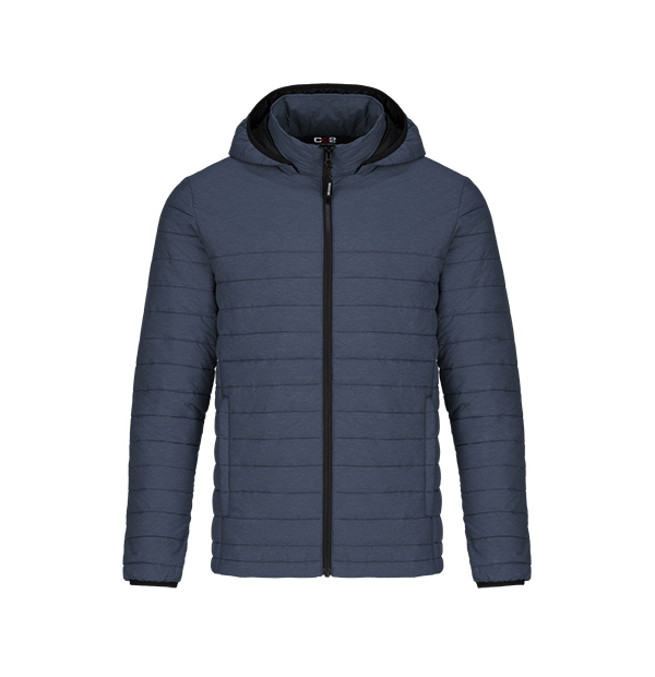 Manteau matelassé chiné