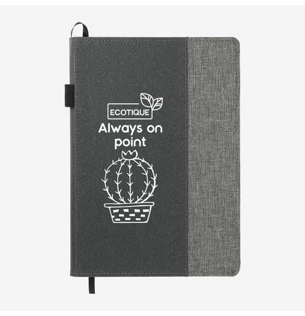 carnet rechargeable en cuir recyclé