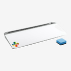 tableau blanc pour bureau avec espace de rangement