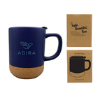Gobelet en céramique avec base en liège (11 oz)