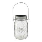Lanterne solaire style Pot Mason