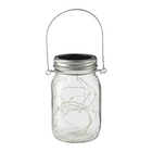 Lanterne solaire style Pot Mason