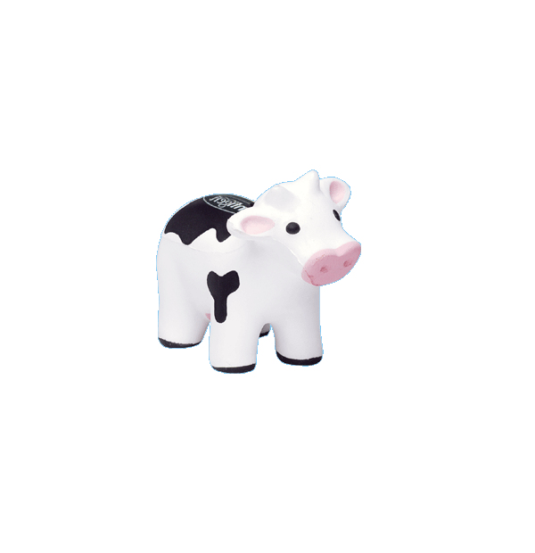 balle anti-stress en forme de vache