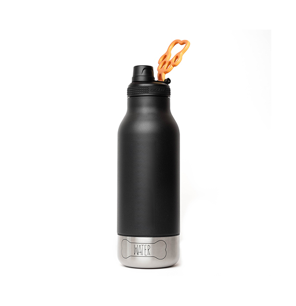 Bouteille avec bol amovible pour chien