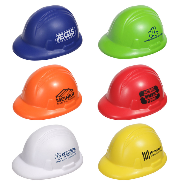 balle anti-stress : casque de sécurité 