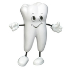 balle anti-stress en forme de dent