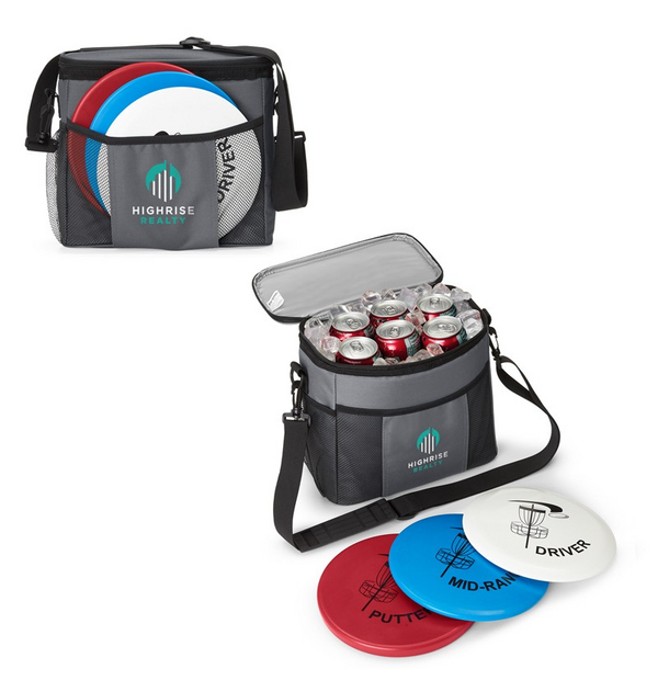 glacière et jeu de disques de golf