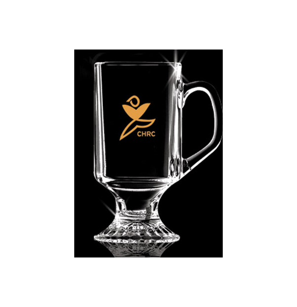 tasse à café en verre 10 oz 
