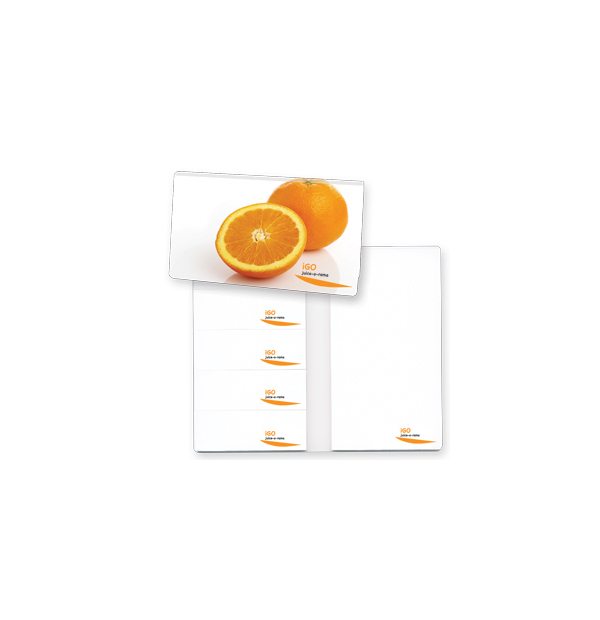 carnet format exécutif avec tablette style post-it