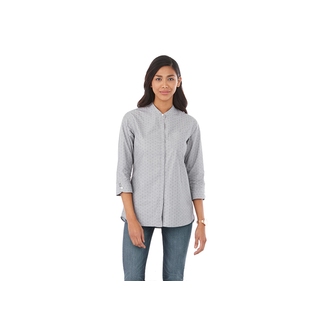 PJL-5270F chemise pour femme manche trois-quart à pois