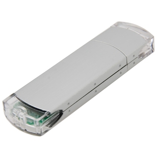 PI-3335 Clé USB - métal et plastique translucide